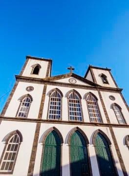 Church in Lajes do Pico Stock Photos