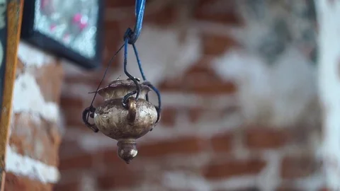 Church lamp Video stock 78018357