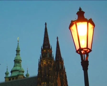 Church lights Stockbeeldmateriaal 8829896