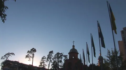 Church memorial 1 Stock Footage 5548299