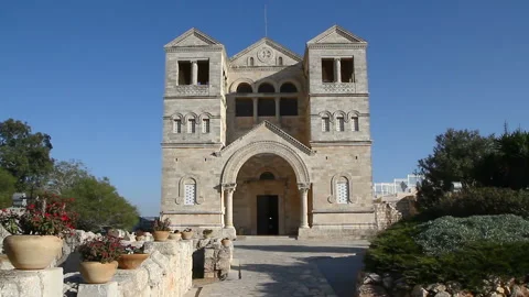 Church at Mount Tabor Vídeos de archivo 91461091
