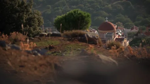 Church in the mountains Stock Footage 49070968