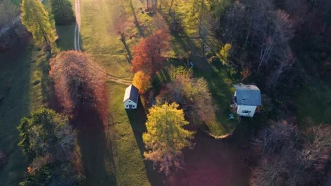 Church in the mountains Stock Footage 245813077