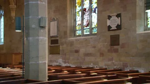 Church Nave Stock Footage 10759730