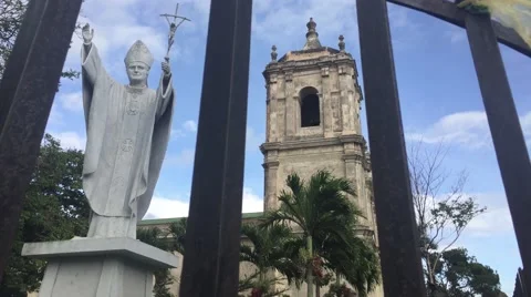 Church in Nicaragua Stock Footage 58564386
