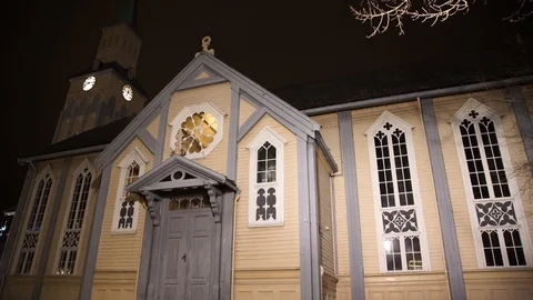 Church night 3 Stock Footage 89503640