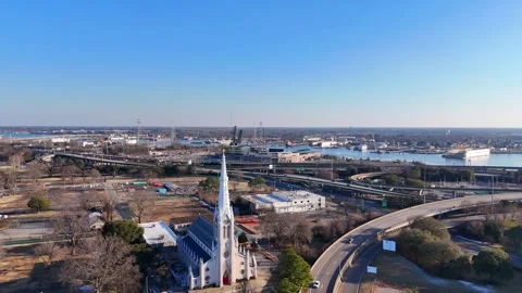 A Church - Norfolk, VA Video stock 336362993