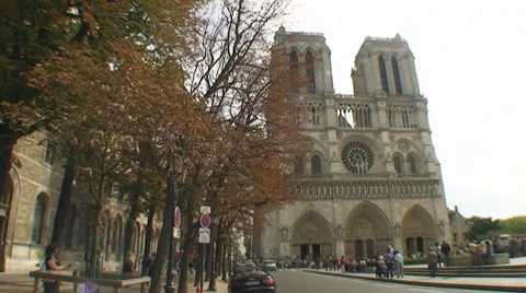 Church of Notre Dame Vídeo Stock 8828166
