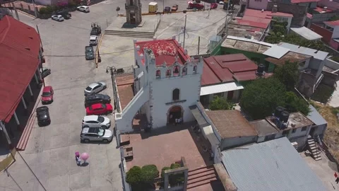 Church in old town Stock Footage 193760267