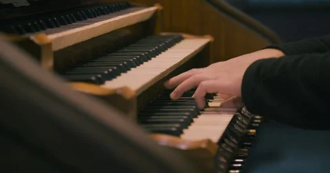 Church organ  Stock Footage 71483741