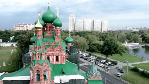 Church Ostankino Stock Footage 142065193