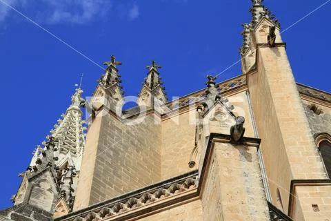 Church of our Lady of Sorrows in Manacor, Mallorca, Spain Stock Photos