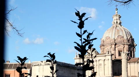 Church pan Stock Footage 45543473