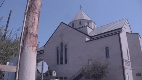 Church in Pasadena Stock Footage 205093396