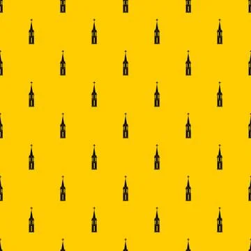 Church pattern vector 스톡 일러스트