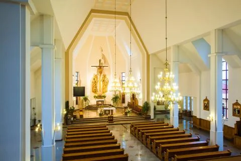 In the church Stock Photos