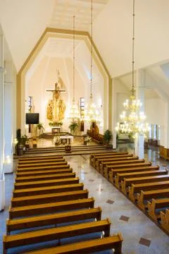 In the church Foto stock