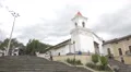 The church of Plaza San Blas in Quito 4k or 4k+ Resolution
