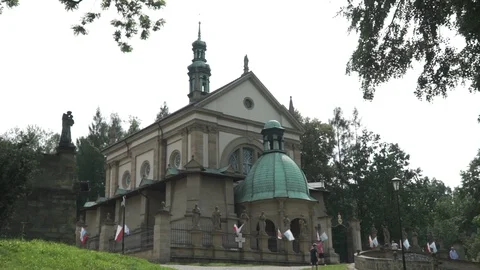 A church in Poland Видео 95077593