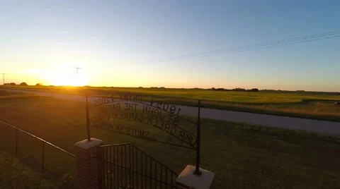 Church on the prarie Stock Footage 53369135