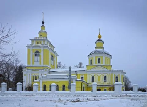 Church of the Protection of the Holy Virgin. Russia. Ruza Stock Photos