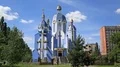 Church of the Protection of Holy Virgin in Vinnytsia city, Ukraine HD Footage