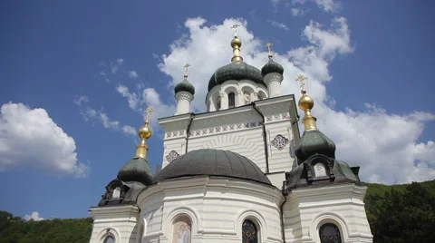 Church Of The Resurrection Stock Footage 50018536