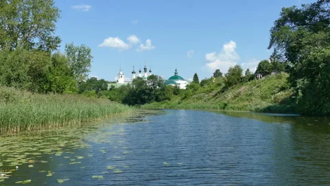 Church On The River Stock Footage 113352737