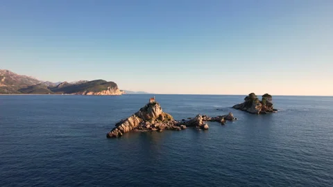 Church on a rock. Stock Footage 168656732