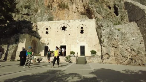 Church of Saint Peter or St. Peter's Cave Church in Antakya, Hatay, Turkey. Stock Footage 166834190