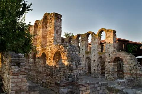 The church of saint sofia- an eastern orthodox church in nesebar- is part of Stock Photos