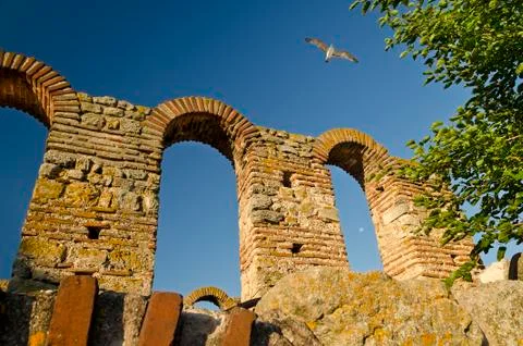 The Church of Saint Sofia- an Eastern Orthodox church in Nesebar- is part of Stock Photos