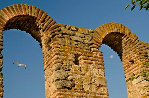 The Church of Saint Sofia- an Eastern Orthodox church in Nesebar- is part of Stock Photos