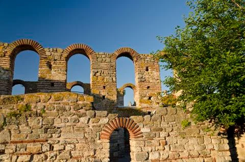 The Church of Saint Sofia- an Eastern Orthodox church in Nesebar- is part of Stock Photos