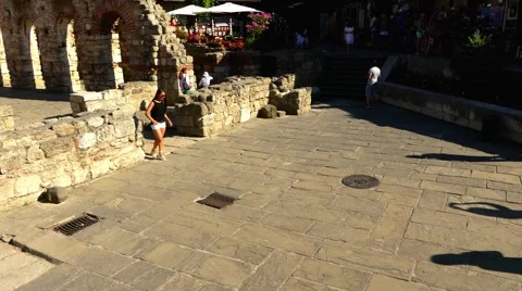 Church of Saint Sofia in Nesebar, Bulgaria Video stock 68549331