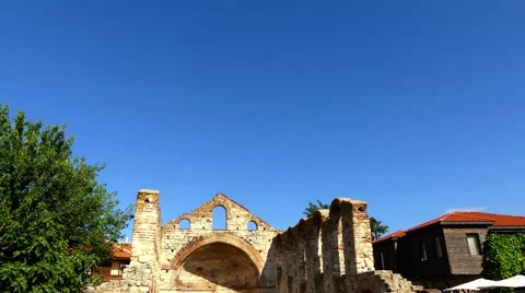 Church of Saint Sofia in Nesebar, Bulgaria Video stock 68638098