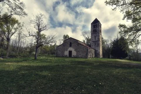 Church of San Secondo. Stock Photos