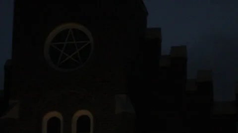 Church of Satan Stock Footage 27965801