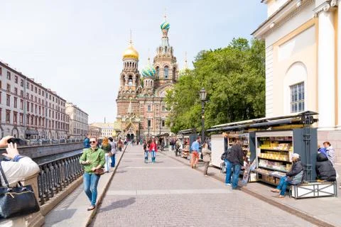 Church of the Savior on Spilled Blood. Stock Photos
