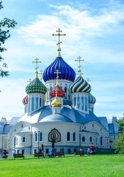 The church of the savior transfiguration Stock Photos