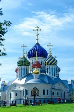The church of the savior transfiguration Stock Photos