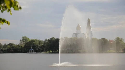 Church in Sestroretsk Stock Footage 81224815