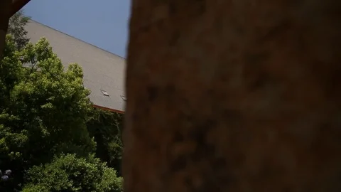 Church side shot Stock Footage 77045510