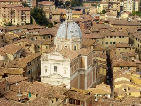Church in Siena Stock Photos