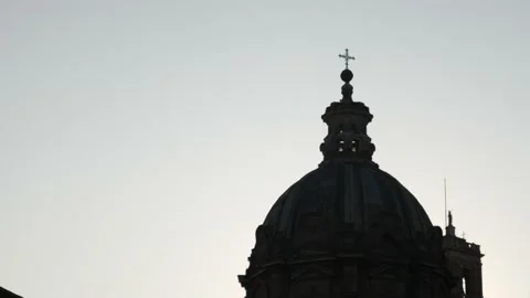 Church Silhouette Stock Footage 162403756