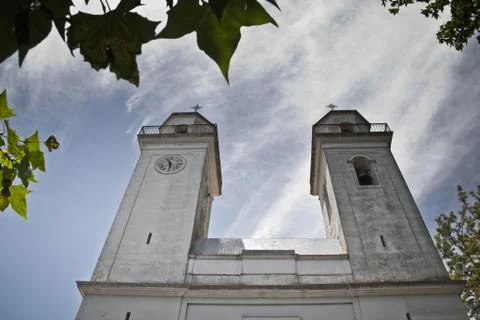 Church with sky. Foto stock