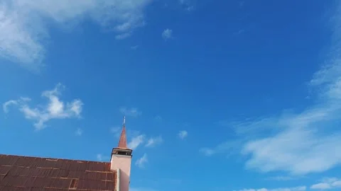 Church Sky Timelapse Stock Footage 249086581