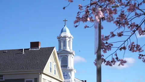 CHURCH SPRINGTIME Stock Footage 194022807