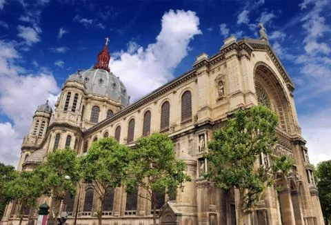 The church of st. augustine. Stock Photos