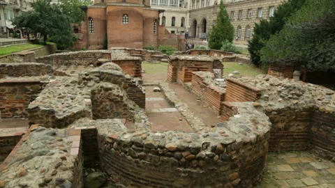 Church of St George in Sofia Stock Footage 96090749